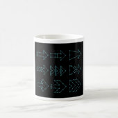 Mug Conception de circuit fléché de technologie futuri (Centre)