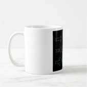 Mug Conception de circuit fléché de technologie futuri (Gauche)