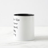 Mug Conception de citation amusante du lundi pour un c (Centre)