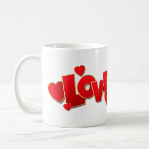 Mug Conception de citation d'amour de cœur 💘 pour un