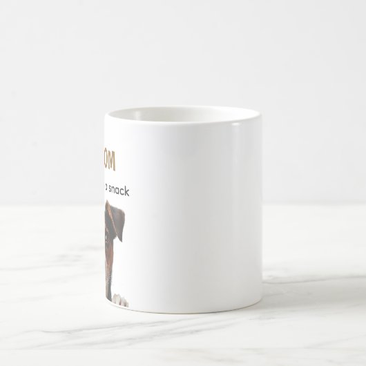 Mug Conception de citation de café de chiot mignon de  (Centre)