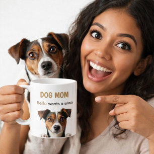 Mug Conception de citation de café de chiot mignon de 