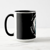 Mug Conception de citation de chevalier courageux (Gauche)