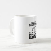 Mug Conception de citation de cheveux de chien drôle d (Devant gauche)