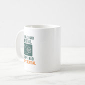 Mug Conception de citation de coach de tableau noir de (Devant gauche)