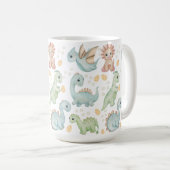 MUG CONCEPTION DE CITATION DE DINOSAURE (Devant droit)