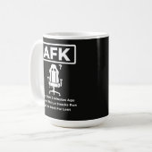 Mug Conception de citation de joueur drôle de course d (Devant gauche)