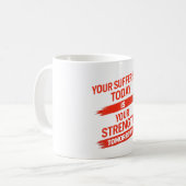 Mug Conception de citation de motivation (Devant gauche)