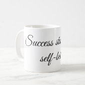 Mug Conception de citation de motivation inspirante (Devant gauche)