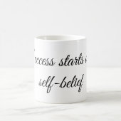 Mug Conception de citation de motivation inspirante (Centre)