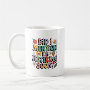 Mug Conception de citation de professeur qui prend sa 
