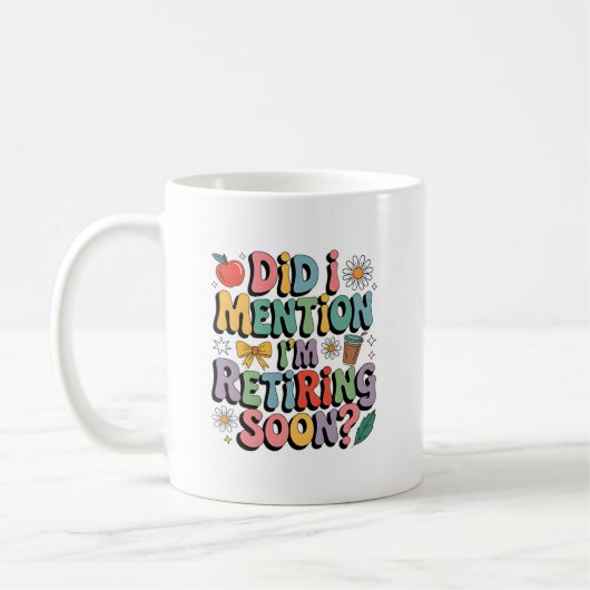 Mug Conception de citation de professeur qui prend sa (Gauche)