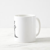 Mug Conception de citation de style Glam personnalisée (Devant droit)