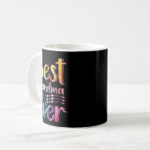 Mug Conception de citation de texte d'art graphique ca (Devant gauche)