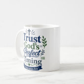 Mug Conception de citation des Écritures sur la confia (Devant gauche)