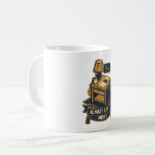 Mug Conception de citation identifiable « Presque envo (Devant gauche)