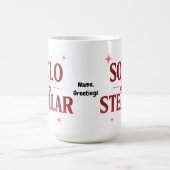 Mug Conception de citation moderne de la Saint-Valenti (Centre)