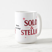 Mug Conception de citation moderne de la Saint-Valenti (Devant droit)