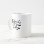 Mug Conception de citation motivationnelle de progrès (Devant gauche)