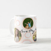 Mug Conception de citation motivationnelle pastel pers (Devant gauche)