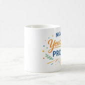 Mug Conception de citation positive inspirante (Centre)