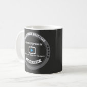 Mug Conception de citation sarcastique drôle de Surfeu (Devant gauche)