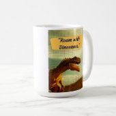MUG CONCEPTION DE CITATIONS DE DINOSAURES (Devant droit)