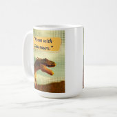 MUG CONCEPTION DE CITATIONS DE DINOSAURES (Devant gauche)