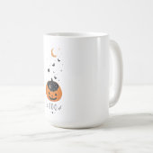 Mug Conception de citrouille de la saison effrayante H (Devant droit)