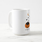 Mug Conception de citrouille de la saison effrayante H (Devant gauche)