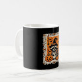 Mug Conception de citrouille d'Halloween de raton lave (Devant gauche)