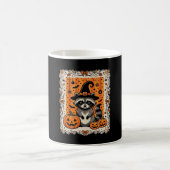 Mug Conception de citrouille d'Halloween de raton lave (Centre)