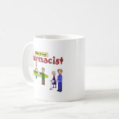 Mug Conception de clients de pharmacien (Devant gauche)