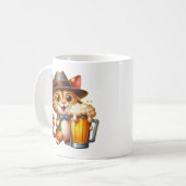 Mug Conception De Clipart Chat Et Bière-85244 (Devant gauche)