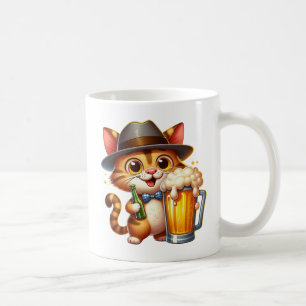 Mug Conception De Clipart Chat Et Bière-85244