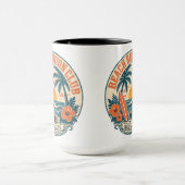 Mug Conception de club de retrouvailles de plage perso (Centre)