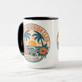 Mug Conception de club de retrouvailles de plage perso (Devant gauche)