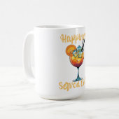 Mug Conception de cocktail de bonheur servi froid (Devant gauche)