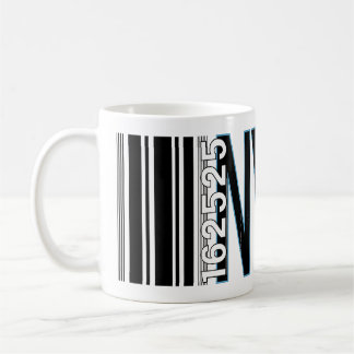Mug Conception de code à barres New York City 1625