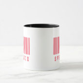 Mug conception de code-barres doux (Centre)