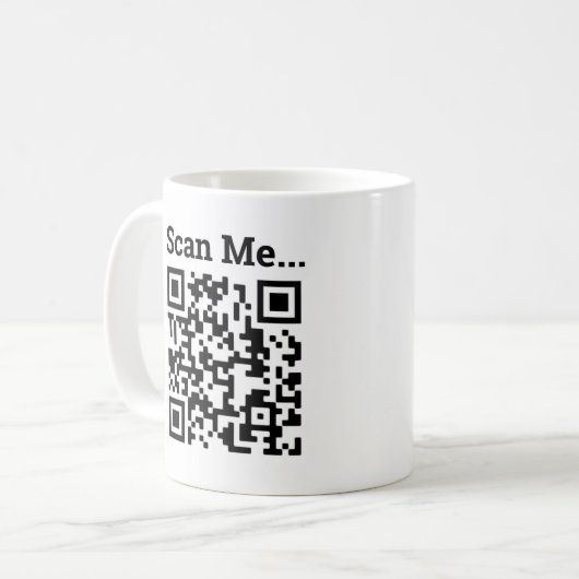 Mug Conception de code QR (Devant gauche)