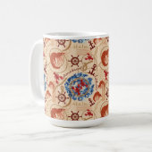 Mug Conception de coeur Crustacé (Devant gauche)