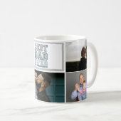 Mug Conception de collage photo de paternité Meilleur (Devant droit)