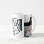 Mug Conception de collage photo de paternité Meilleur (Devant droit)