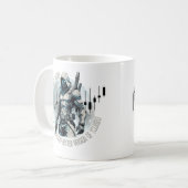 Mug Conception de commerce de fantaisie | Cyberpunk | (Devant gauche)