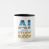 Mug Conception de compagnon d'étude en intelligence ar (Centre)
