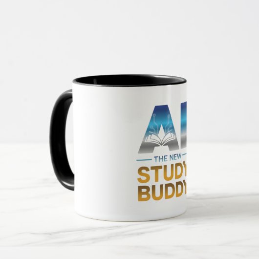 Mug Conception de compagnon d'étude en intelligence ar (Devant gauche)