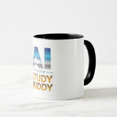 Mug Conception de compagnon d'étude en intelligence ar (Devant droit)