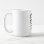 Mug Conception de cône de pin - La promesse À feuillag (Gauche)