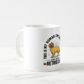 Mug Conception de costume de citrouille d'Halloween de (Devant gauche)